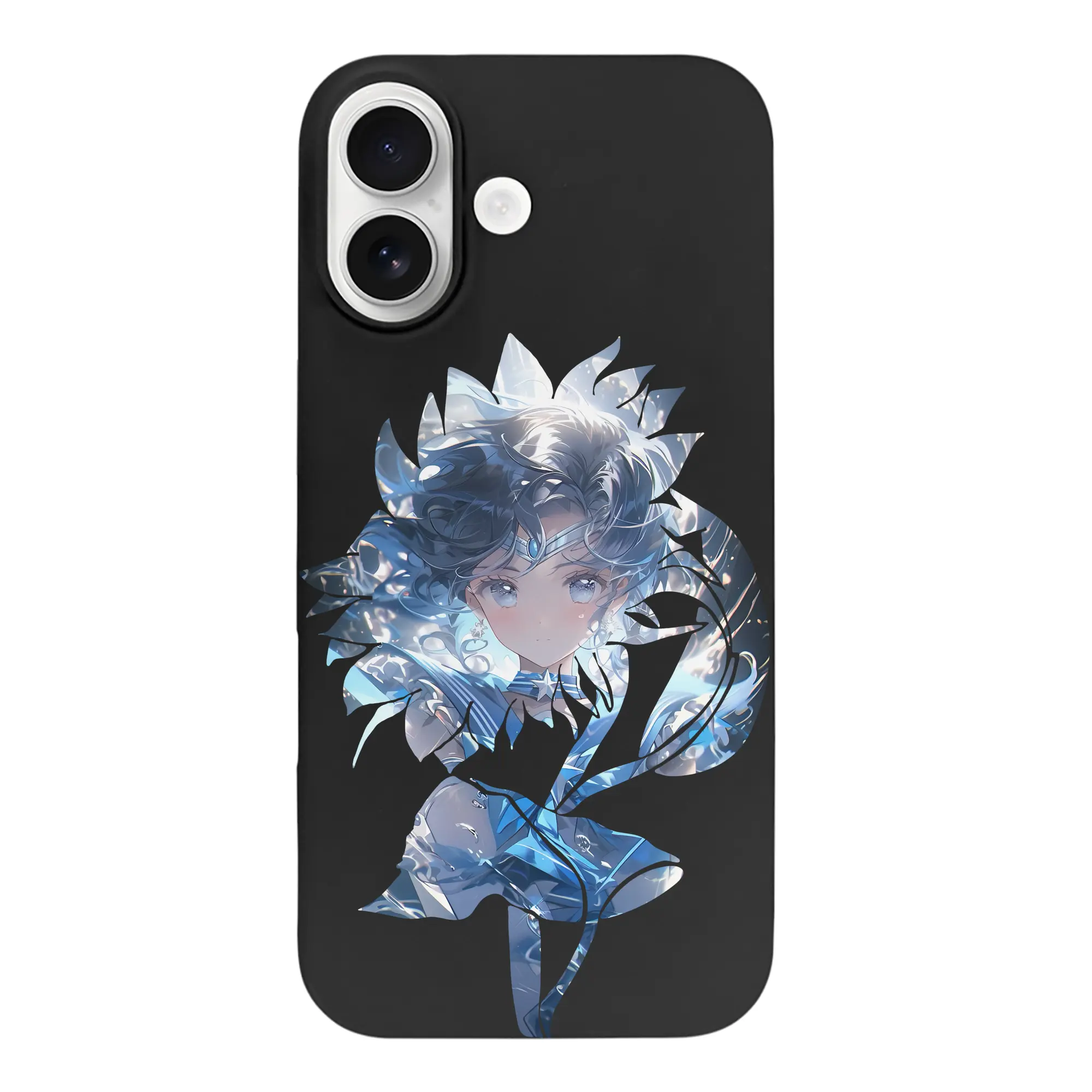 美少女戦士セーラームーン グッズ 水野 亜美 - iPhone 17 シリーズ シリコンケース 薄型 耐衝撃 指紋防止 ソフトタッチカバー 精密フィット 傷防止 保護ケース iPhone 17/17 Air/17 Pro/17 Pro Max 対応